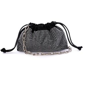 NWT Jules Kae Brea Black Crystal Handbag.
